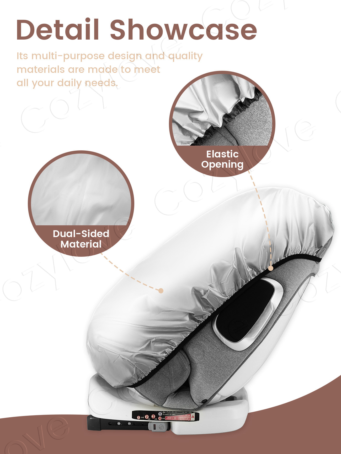 Evrensel Bebek Oto Koltuğu Gün - Infant Car Seat Cover incelemesi ve fiyatı
