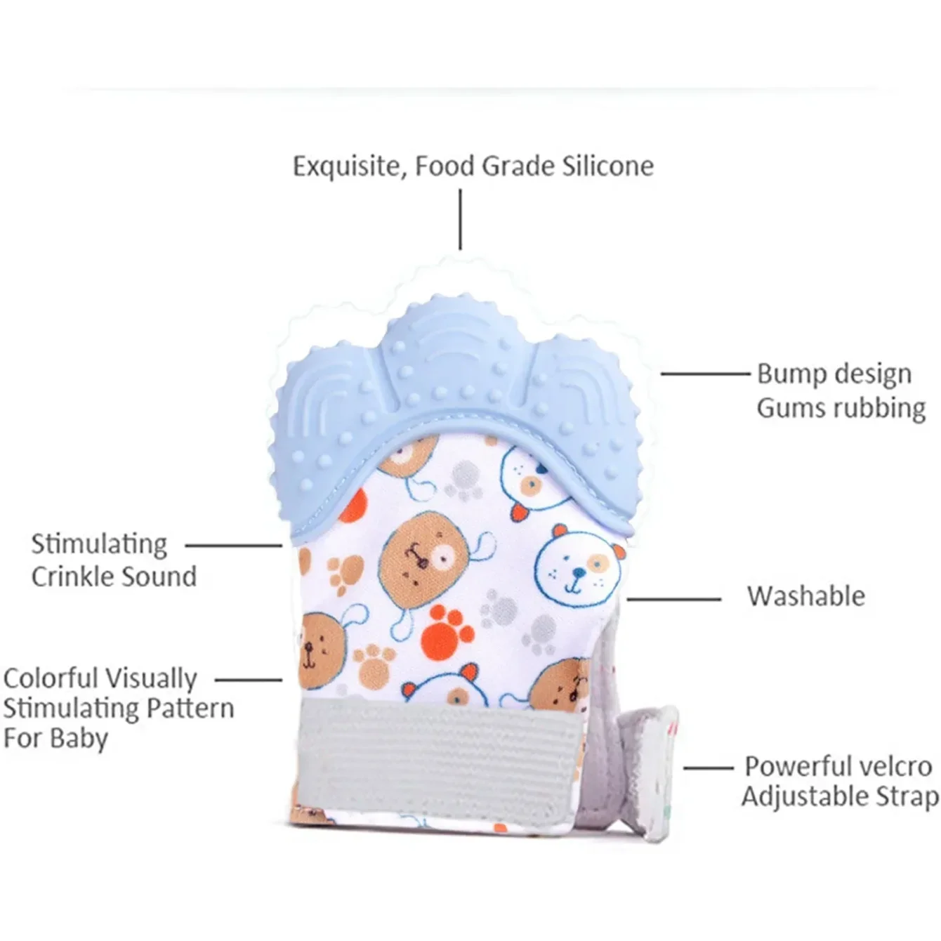 Yenidoğan Diş Çıkarma Silikon  - Teething Mitten Baby incelemesi ve fiyatı