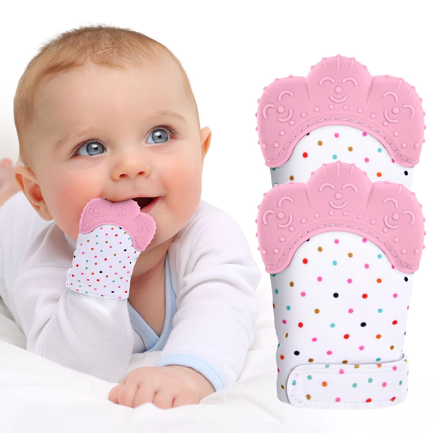 Gıda sınıfı silikon eldiven be - Teething Mitten Baby incelemesi ve fiyatı