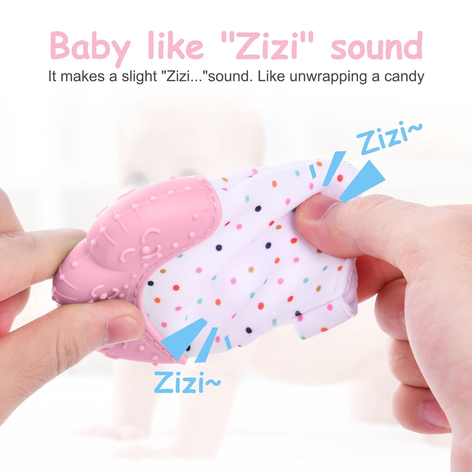Gıda sınıfı silikon eldiven be - Teething Mitten Baby incelemesi ve fiyatı